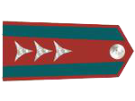 Výložky praporčíka četnictva z let 1937-39.