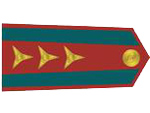 Výložky nadporučíka četnictva z let 1937-39.