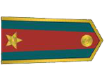 Výložky štábního kapitána četnictva z let 1937-39.