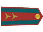Výložky poručíka četnictva z let 1930-37.