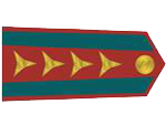 Výložky kapitána četnictva z let 1937-39.