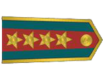 Výložky plukovníka četnictva z let 1937-39.